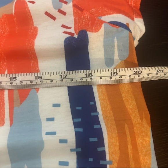 Colorful Abstract Print Top - Picture 8 of 10